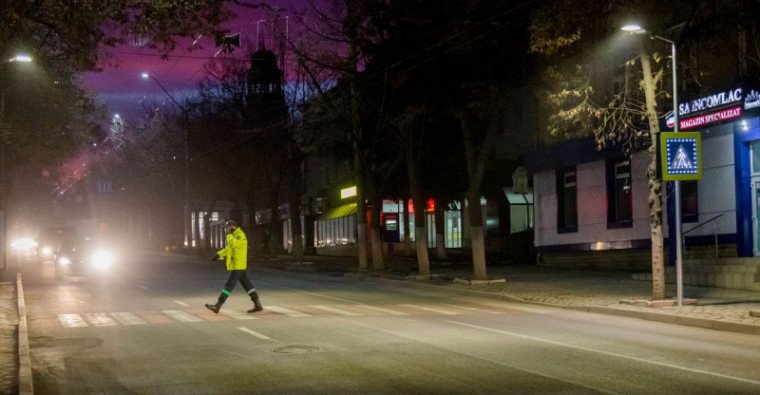 На пешеходных переходах в Бельцах появилась новая подсветка