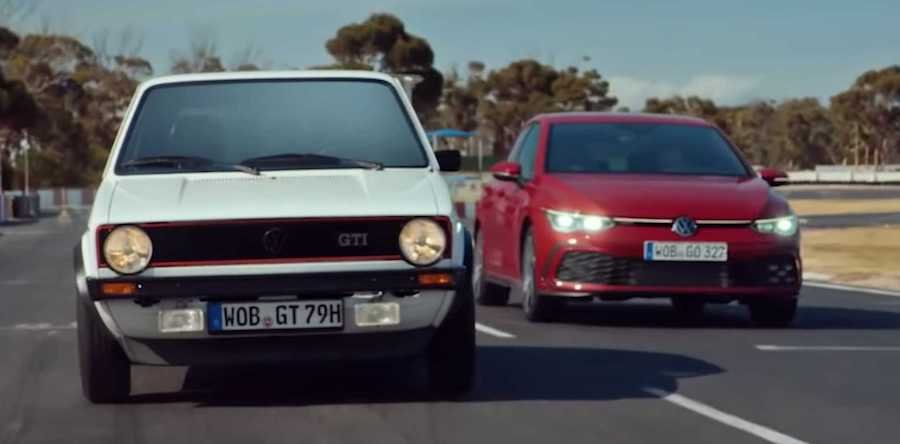 Original VW Golf GTI Meets The Mk8 In New Ad