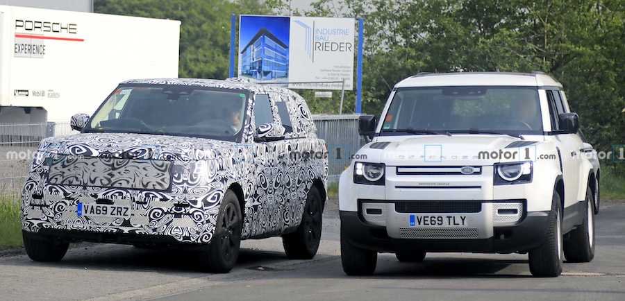 Next-Gen Land Rover Range Rover Spied Posing With Defender