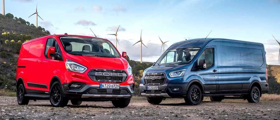 European Ford Transit's New Trail Model Has Raptor-Inspired Grille
