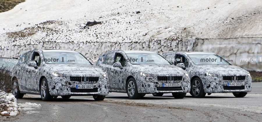 Next-Gen BMW 2 Series Active Tourer Fleet Spied In The Alps
