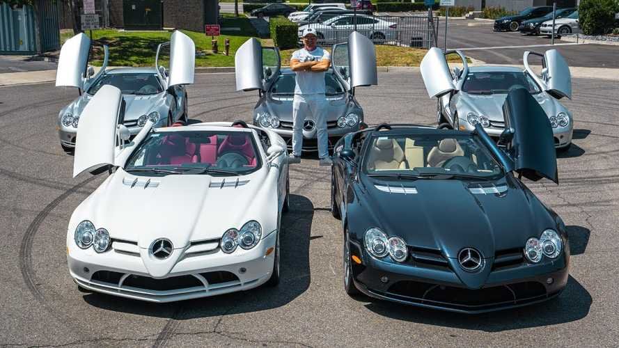 Mercedes-Benz SLR McLaren Owner Takes All Five Of Them Out For A Drive