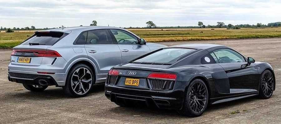 Does The Audi RS Q8 Stand A Chance In A Drag Race Against The R8?