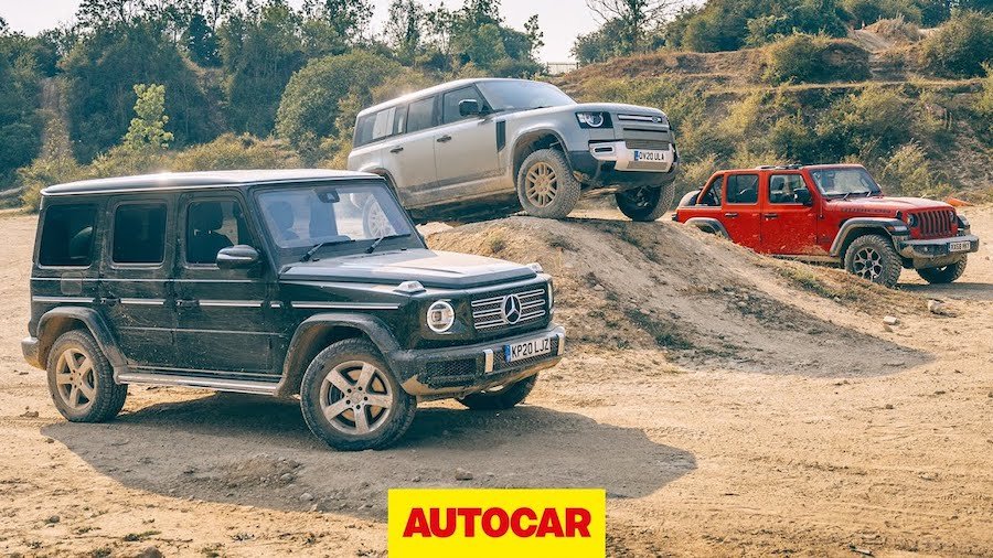 Jeep Wrangler Duels Mercedes G-Class, New Defender In Off-Road Test