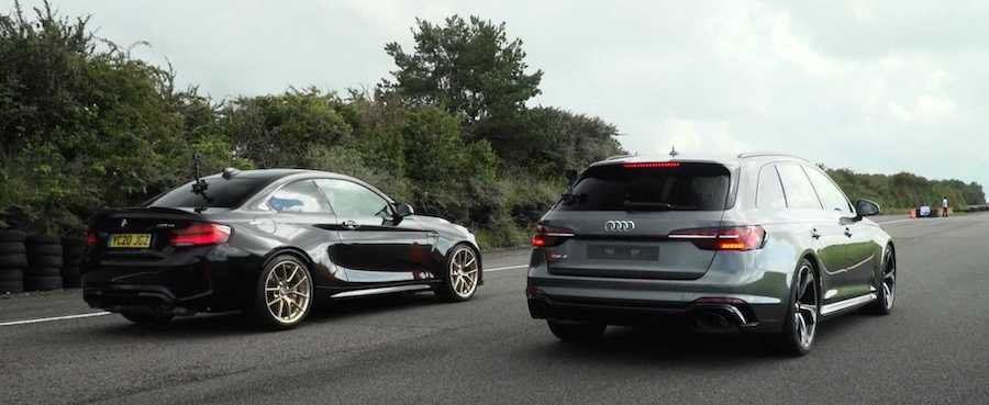 Audi RS4 Vs BMW M2 CS Drag Race Is Closer Than You Think