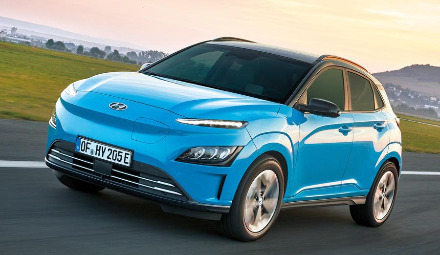 Hyundai Kona Electric Facelift Debuts With Refreshed Face, New Tech