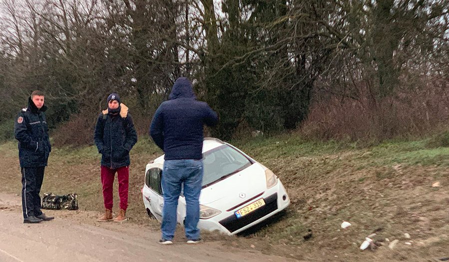 Carambol de automobile accidentate azi dimineaţă pe traseul Stăuceni-Chişinău