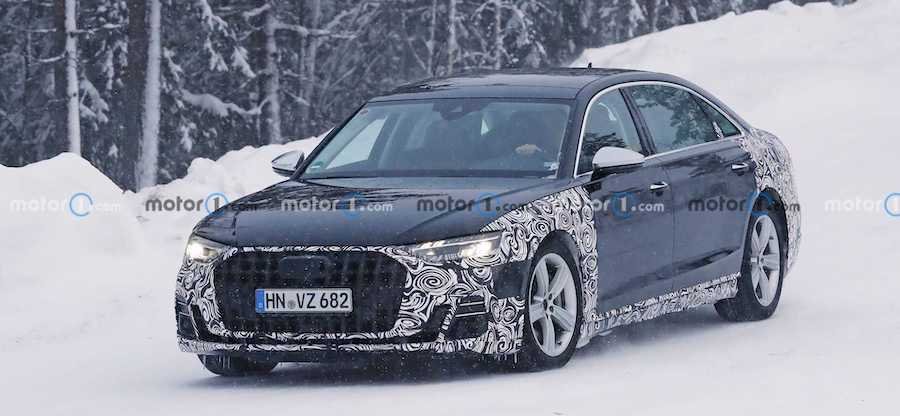 2022 Audi A8 L Facelift Spied Possibly Testing In Horch Specification
