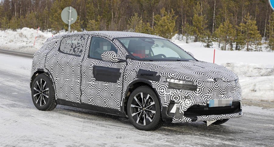 New Renault Megane eVision spied testing for the first time