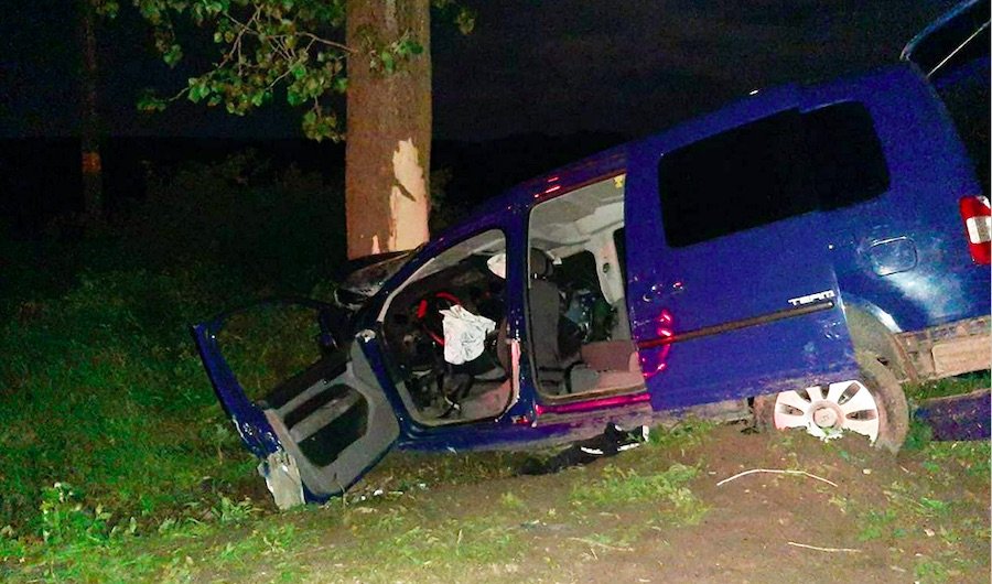 Accident teribil astă-noapte la Criuleni: doi pasageri au decedat în maşina condusă de un şofer beat