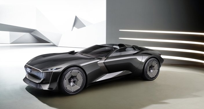 Audi, din nou primul într-un nou segment de automobile electrice: skysphere concept va fi un viitor roadster de lux care-şi poate schimba lungimea