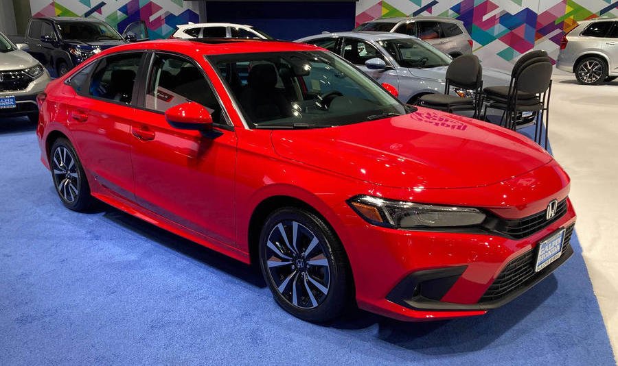 New 2022 Honda Civic shown in public before Europe launch