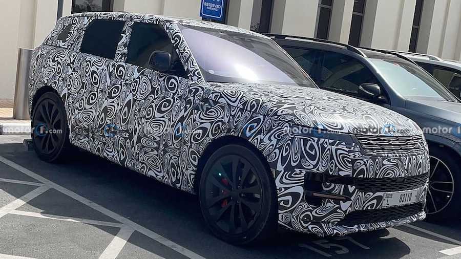 2023 Range Rover Sport SVR Spied Up Close With Less Camo